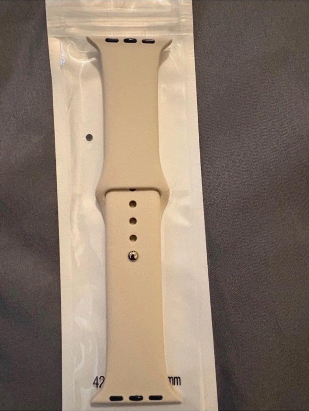 Silicone Sport Watch Band - Large Light Grey